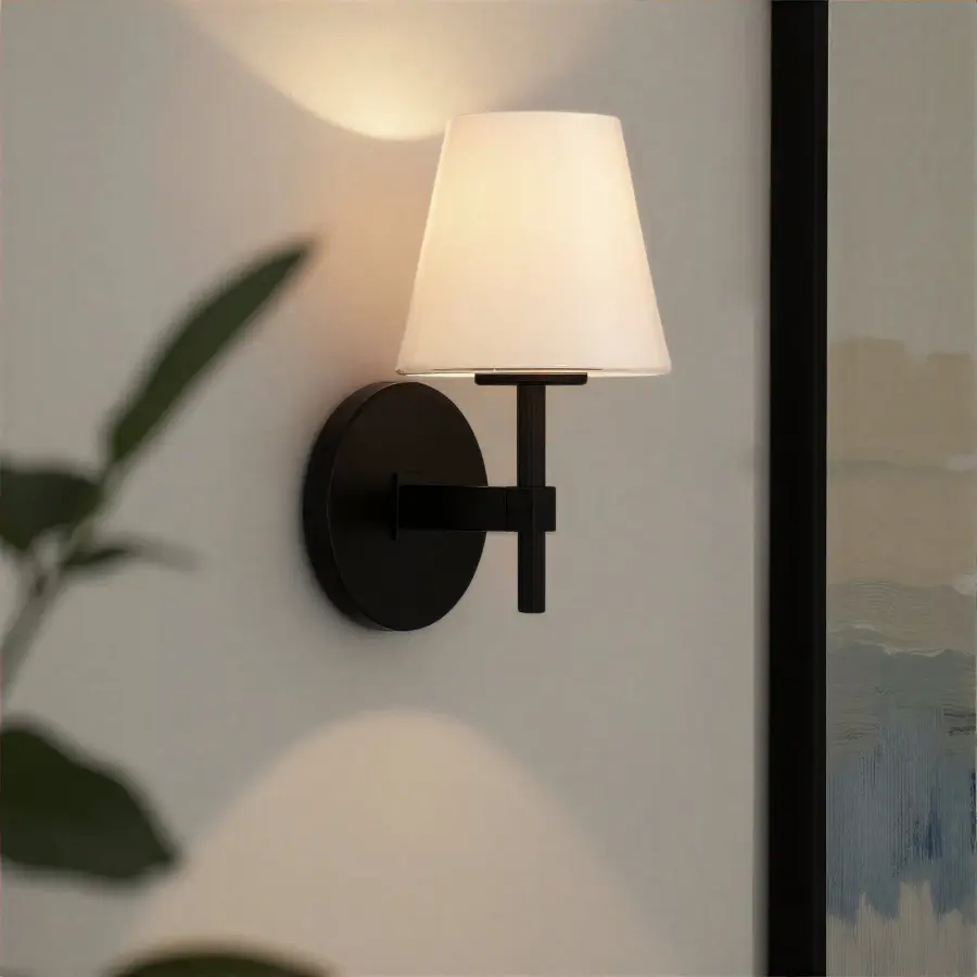 Colton 6" Wall Sconce in Black - Image 22
