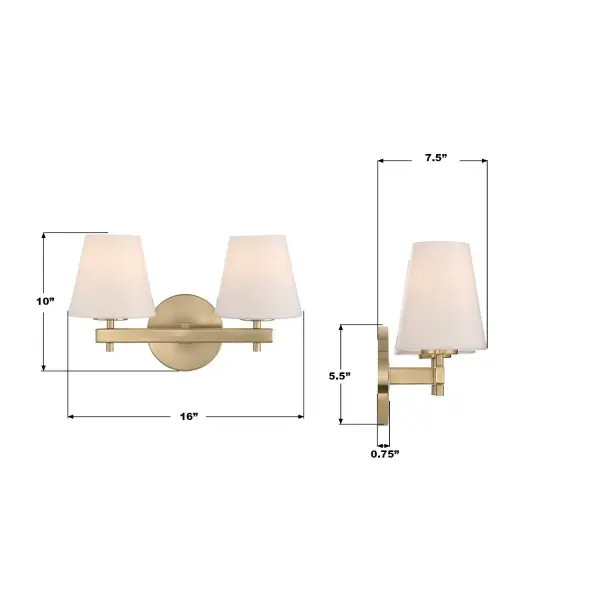 Colton 16" Black Sconce - Image 7