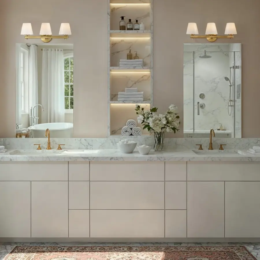 Colton 24.5" Bathroom Vanity Light in Black - Image 6