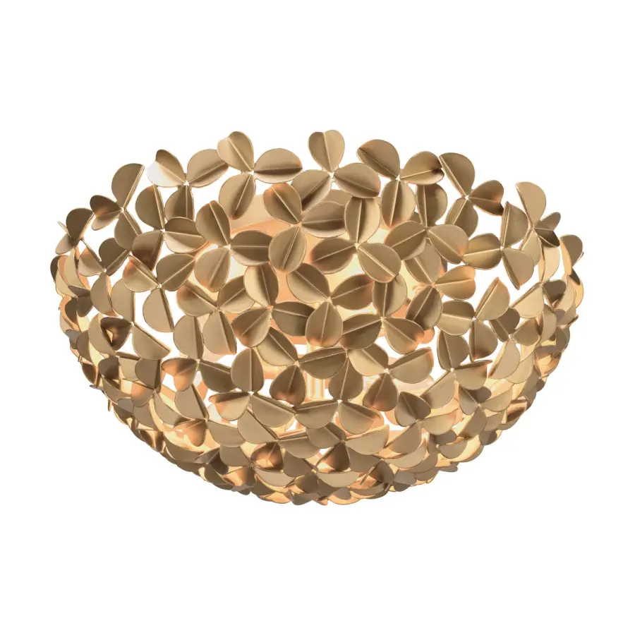 Cora 16" Flush Mount in Soft Gold - Image 4