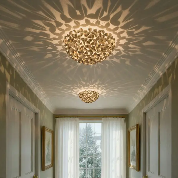 Cora 16" Flush Mount in Soft Gold - Image 6