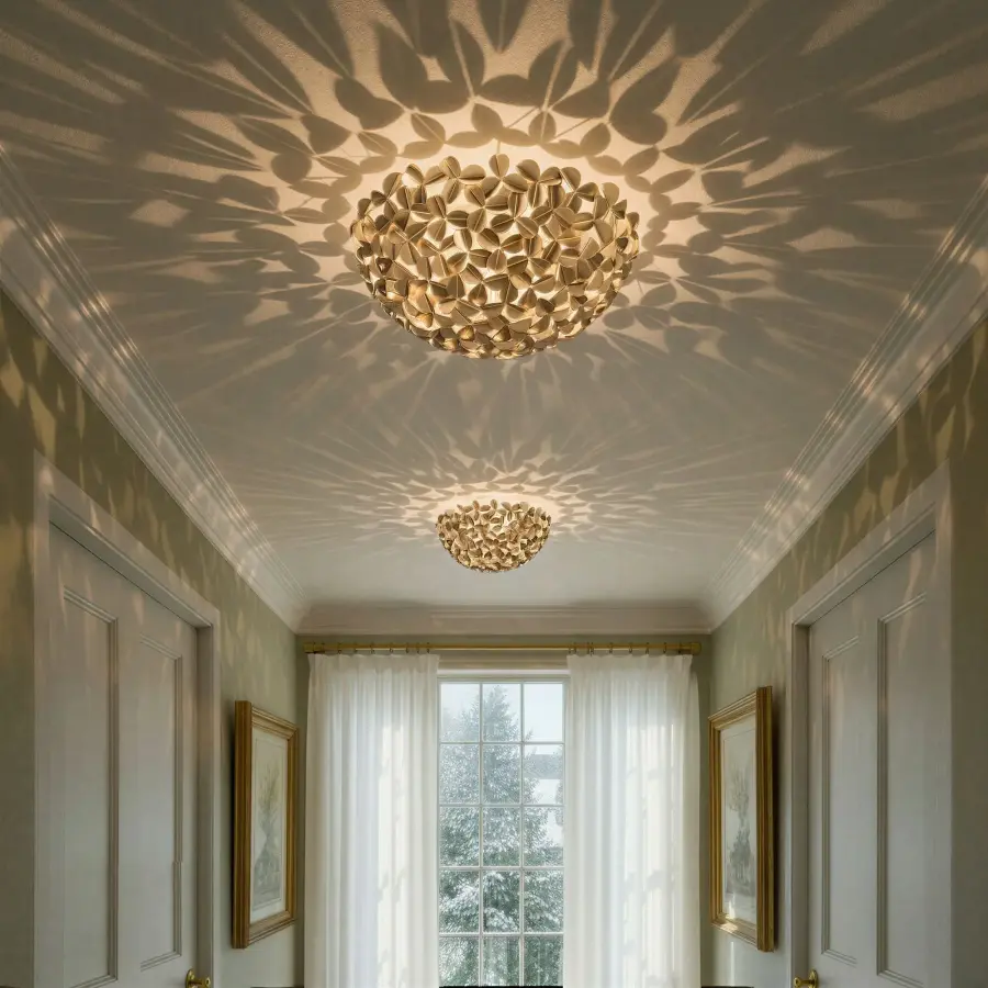 Cora 16" Flush Mount in Soft Gold - Image 6
