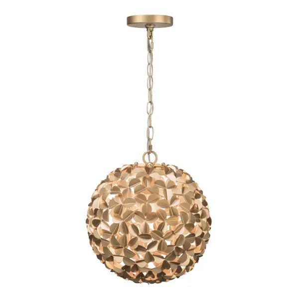 Cora 13" Chandelier in Soft Gold - Image 1