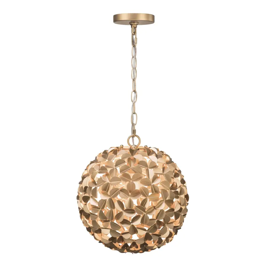 Cora 13" Chandelier in Soft Gold - Image 1
