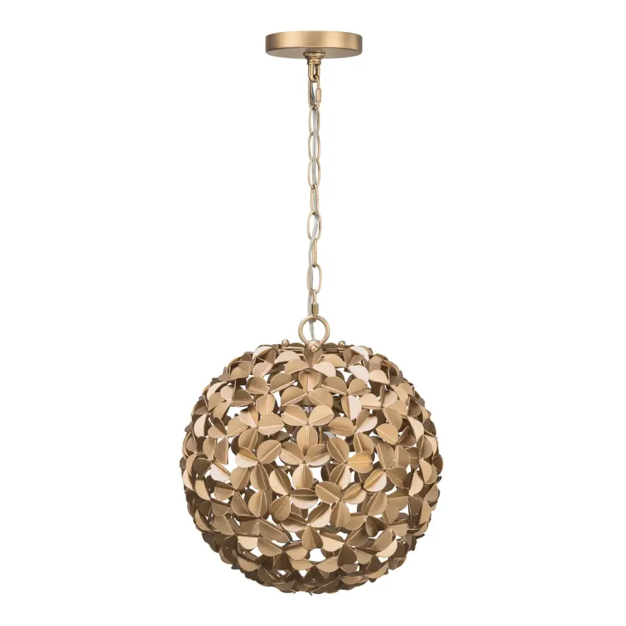 Cora 13" Chandelier in Soft Gold - Image 2