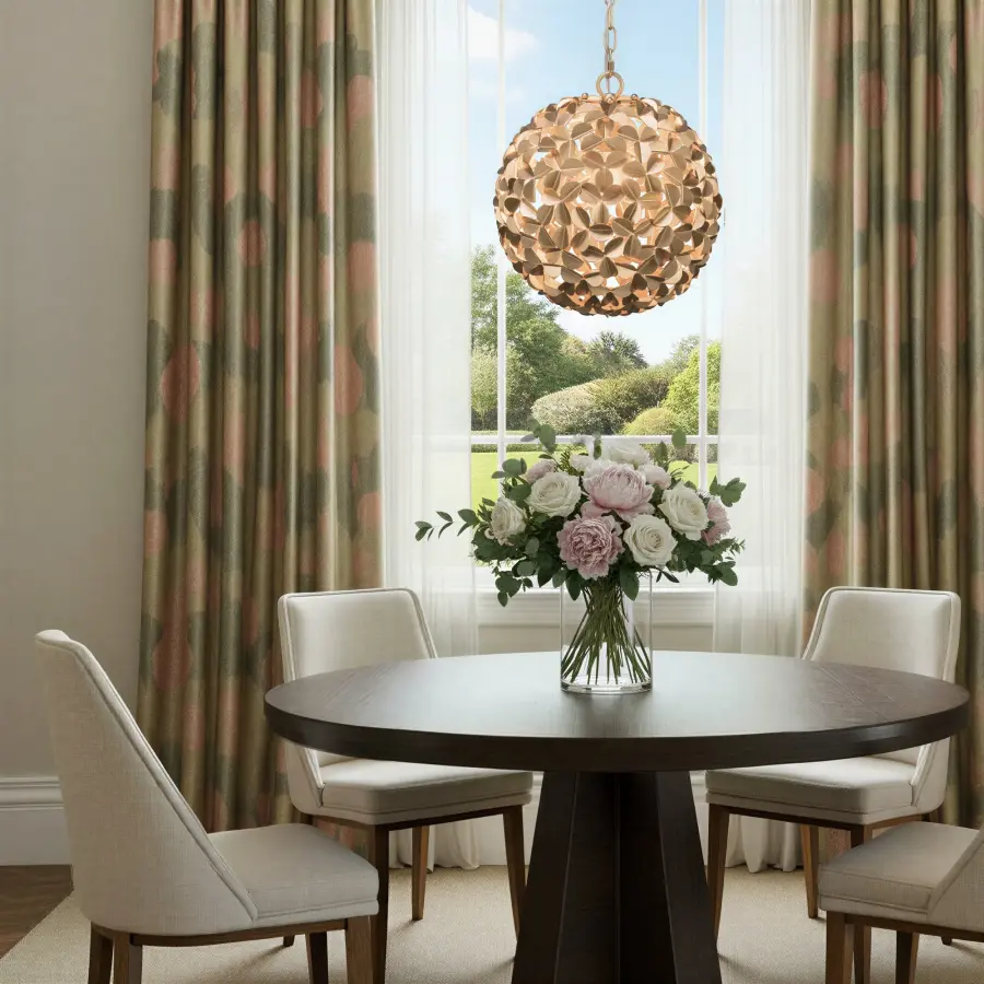 Cora 13" Chandelier in Soft Gold - Image 6