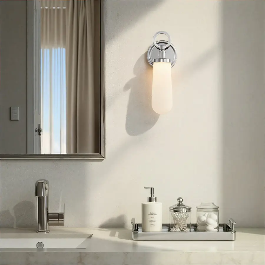 Calvin 4.75" Integrated LED Sconce in Polished Nickel - Image 14