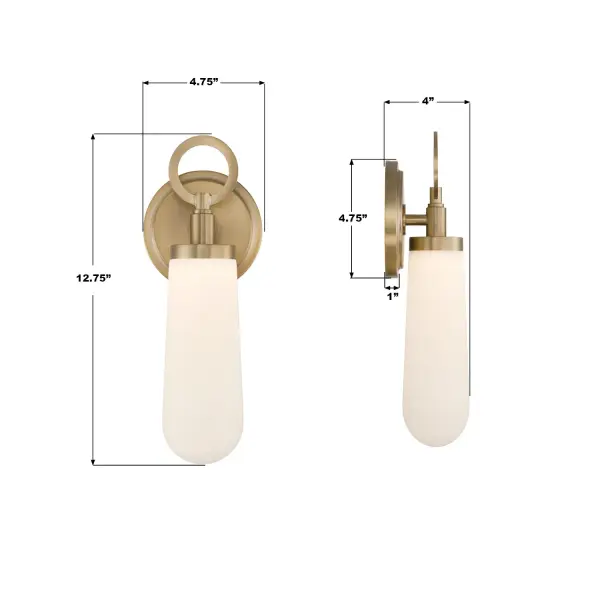Calvin 4.75" Integrated LED Sconce in Polished Nickel - Image 7
