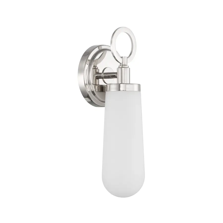 Calvin 4.75" Integrated LED Sconce in Polished Nickel - Image 10