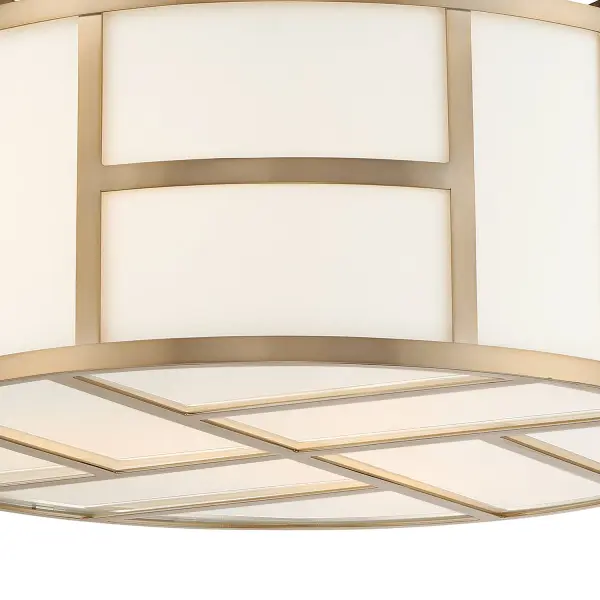 Danielson 16.75" Semi Flush Mount in Vibrant Gold - Image 4