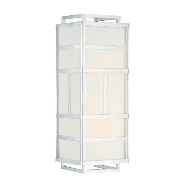 Danielson 6.5" Polished Nickel Sconce - Image 1