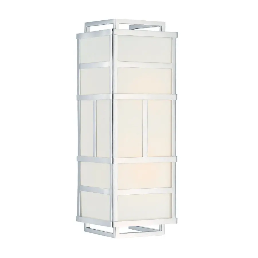 Danielson 6.5" Polished Nickel Sconce - Image 1