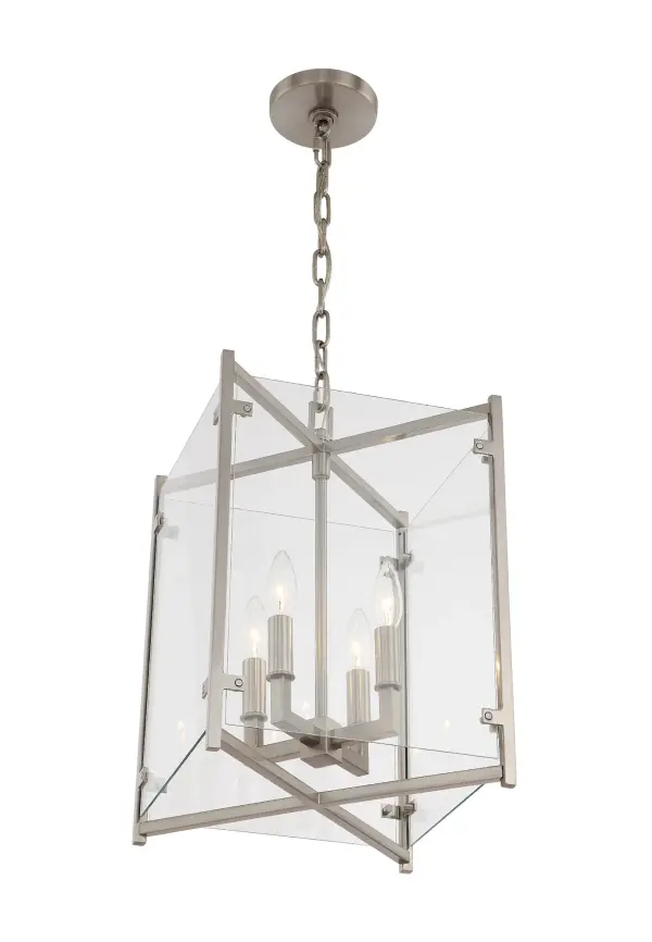 Clean-Lined Lantern Pendant with Timeless Contemporary Appeal - Image 1