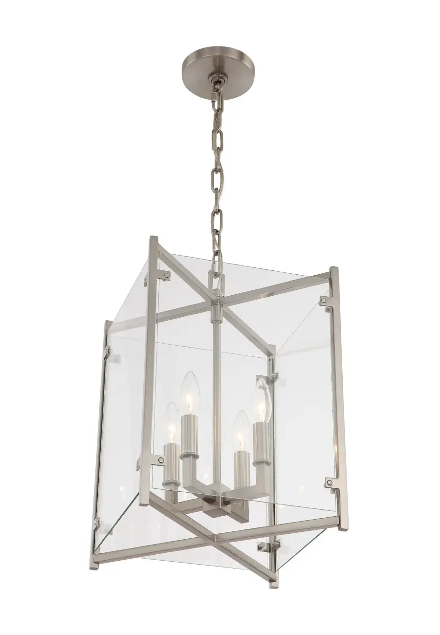Clean-Lined Lantern Pendant with Timeless Contemporary Appeal - Image 1