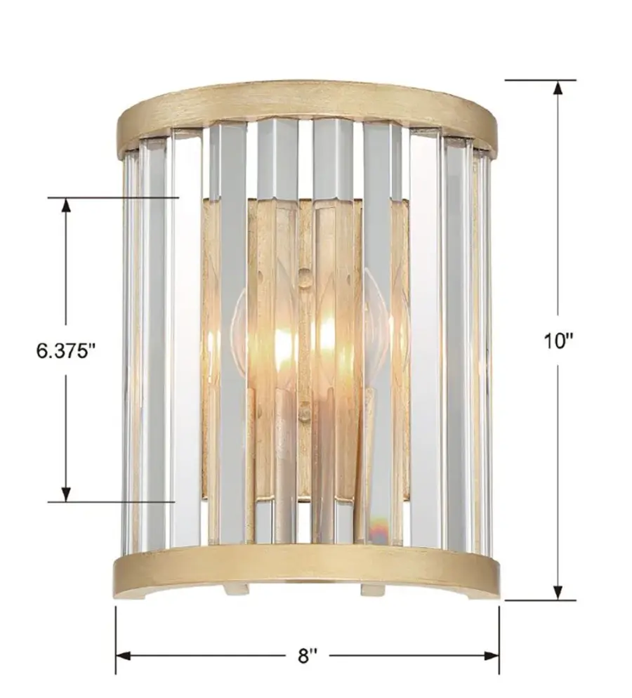 Darcy 8" Crystal Sconce - Image 3