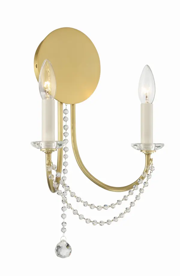 Delilah 12.25" Crystal Sconce - Image 3