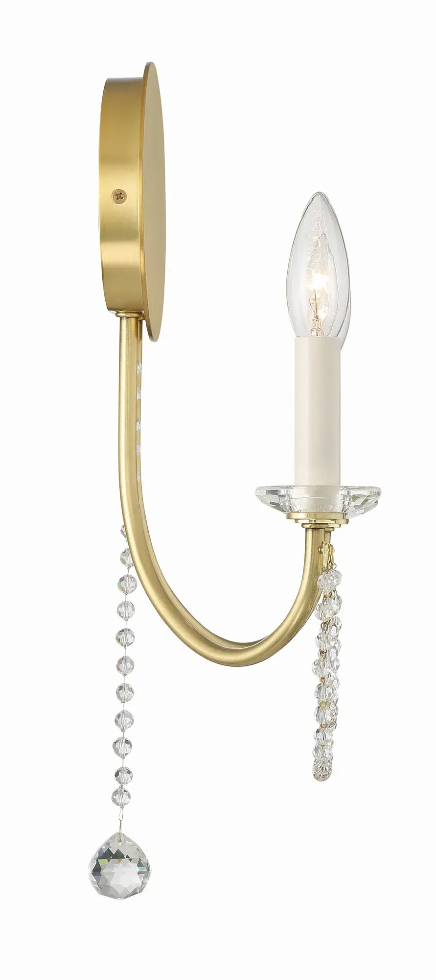 Delilah 12.25" Crystal Sconce - Image 4