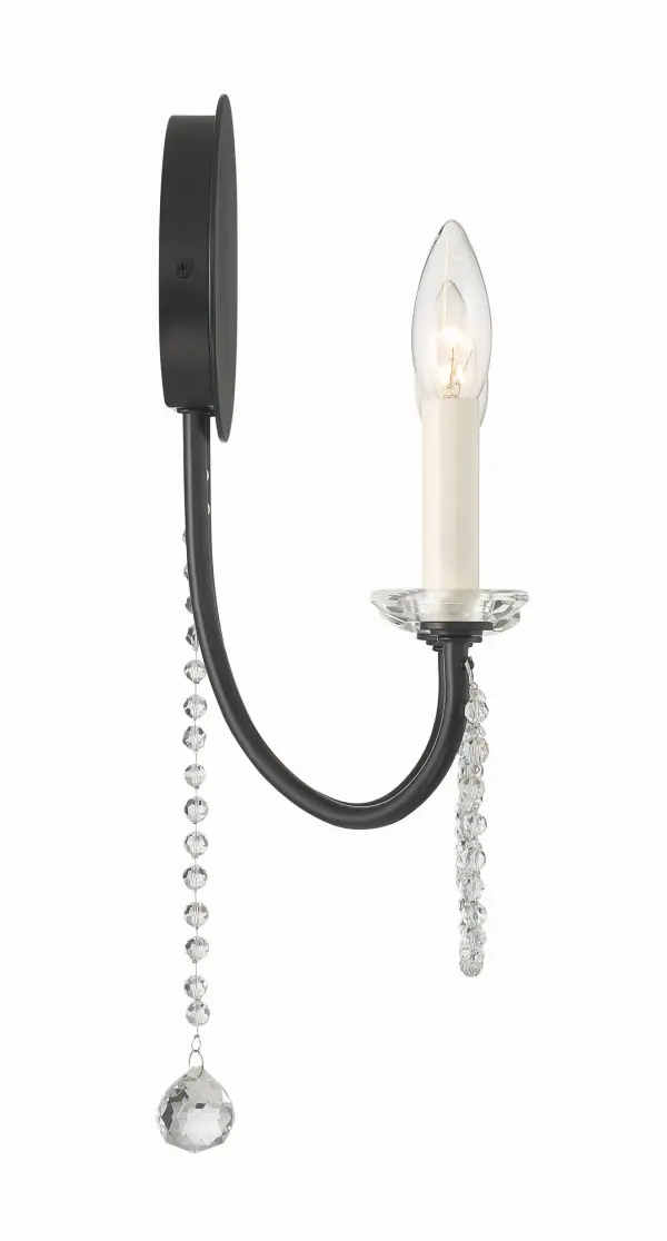 Delilah 12.25" Crystal Sconce - Image 10