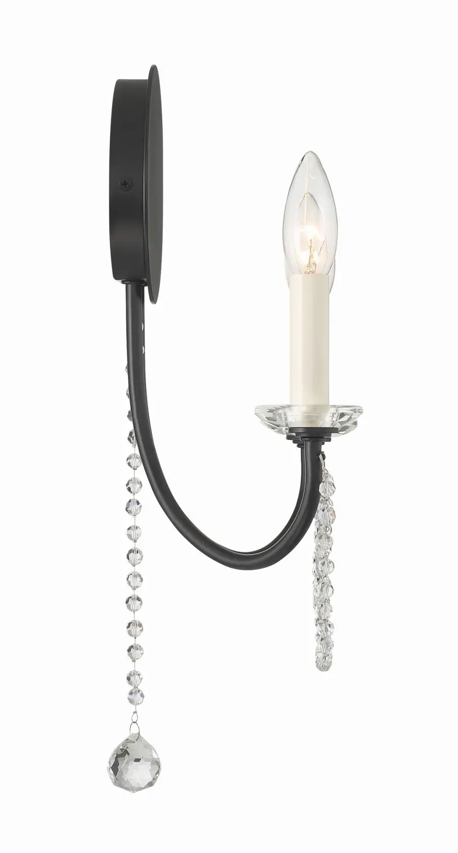 Delilah 12.25" Crystal Sconce - Image 10
