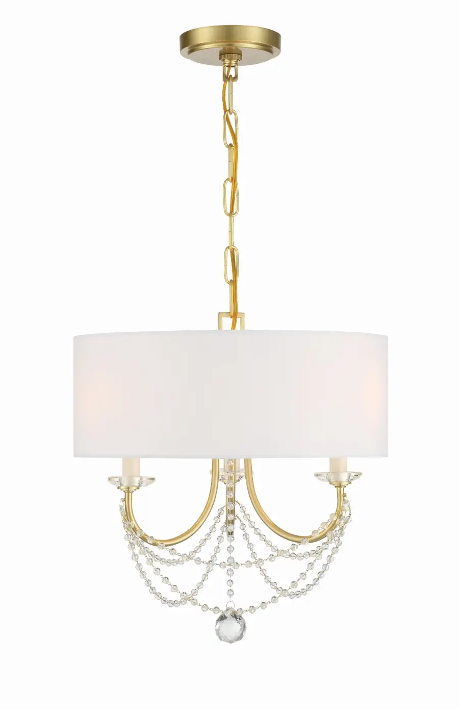 Delilah 15.75" Crystal Chandelier - Image 1