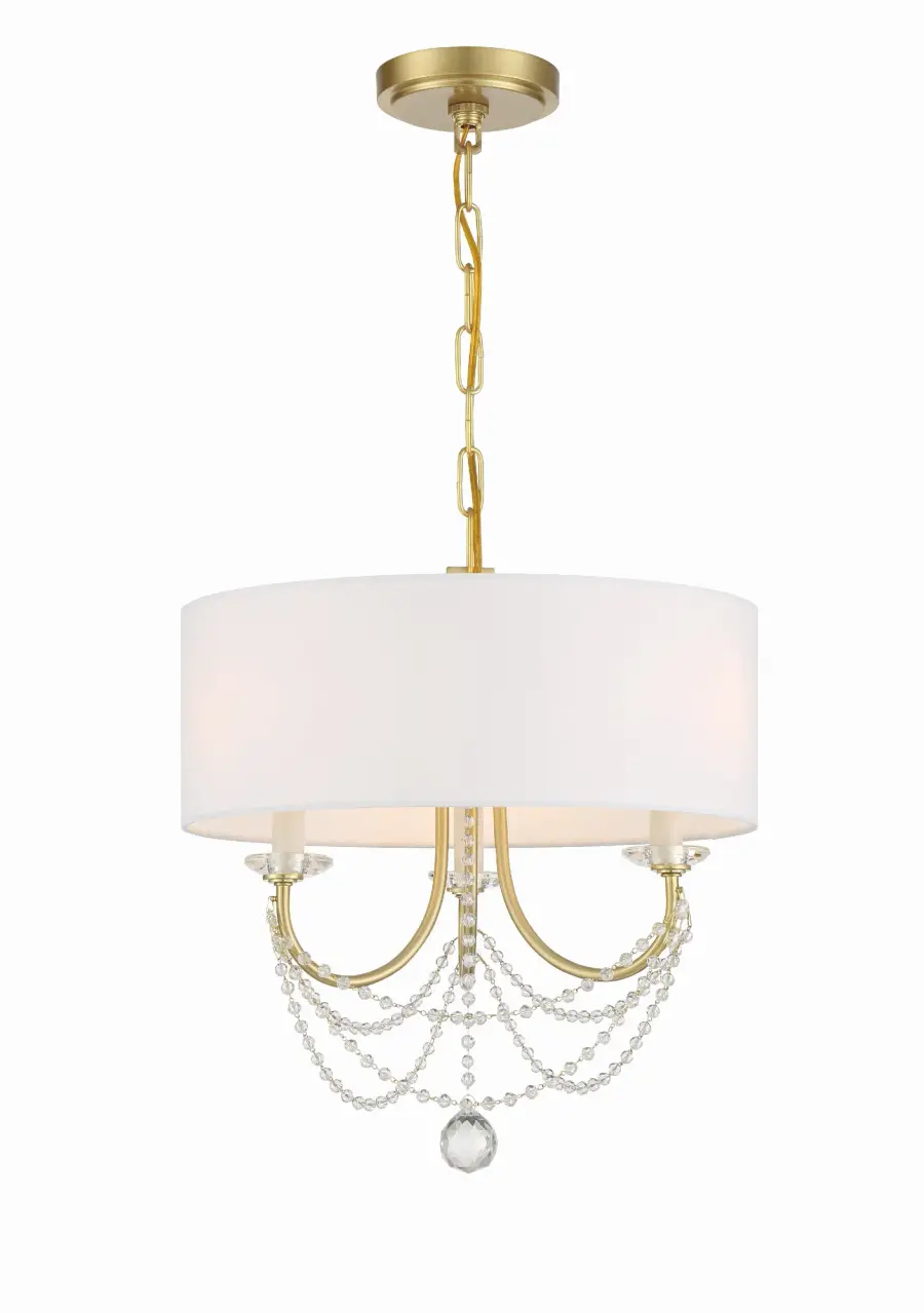 Delilah 15.75" Crystal Chandelier - Image 2