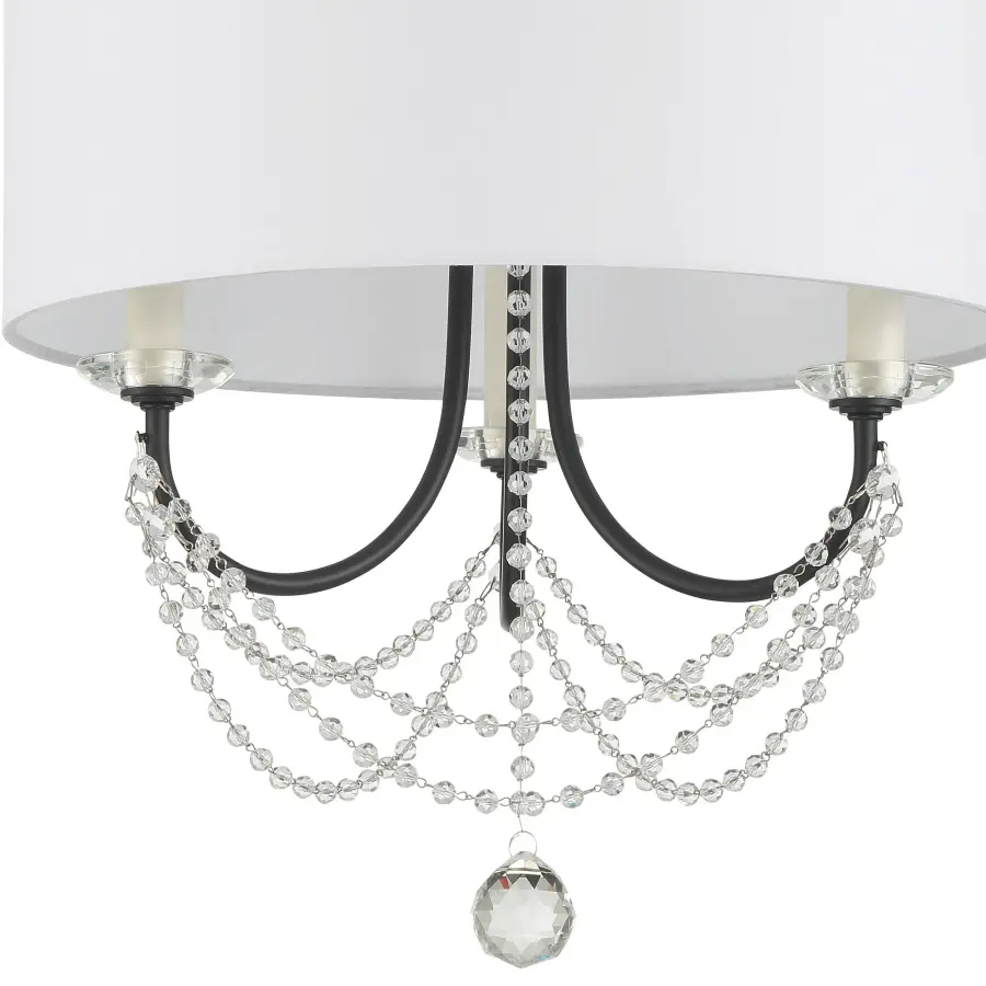 Delilah 15.75" Crystal Chandelier - Image 12