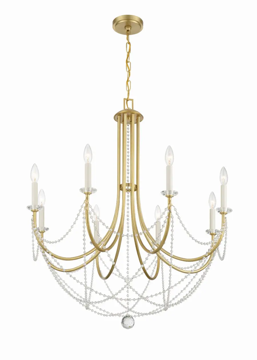 Delilah 31.5" Crystal Chandelier - Image 1