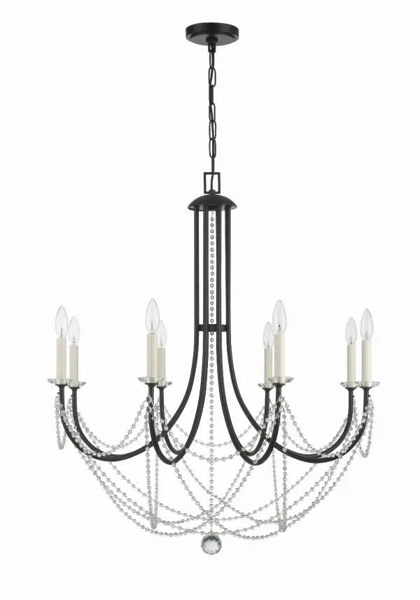 Delilah 31.5" Crystal Chandelier - Image 11
