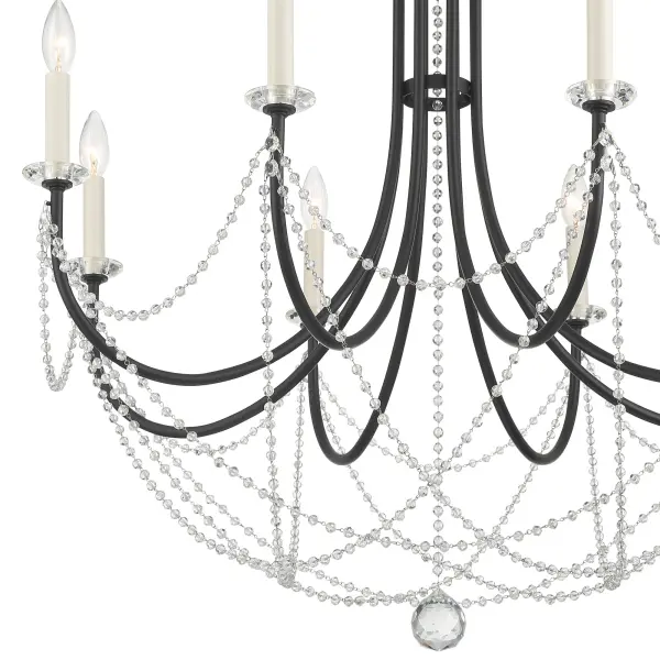Delilah 31.5" Crystal Chandelier - Image 12