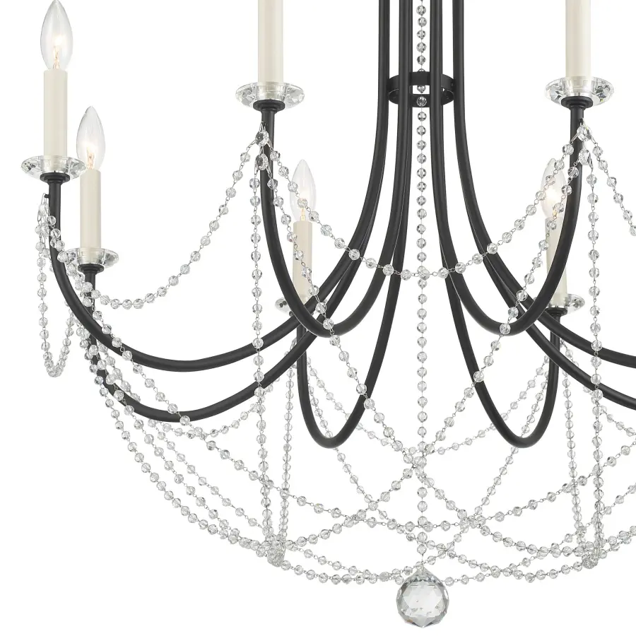 Delilah 31.5" Crystal Chandelier - Image 12