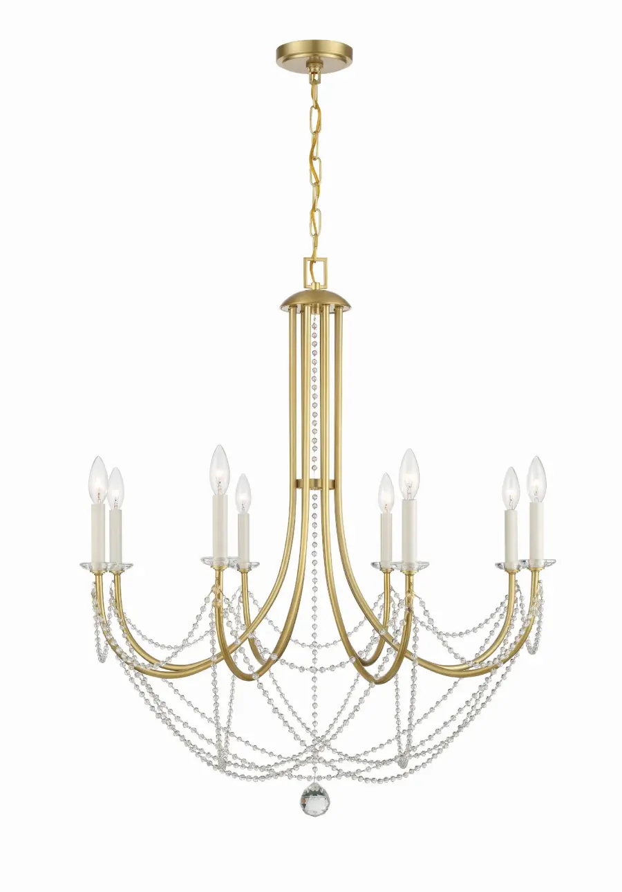 Delilah 31.5" Crystal Chandelier - Image 3