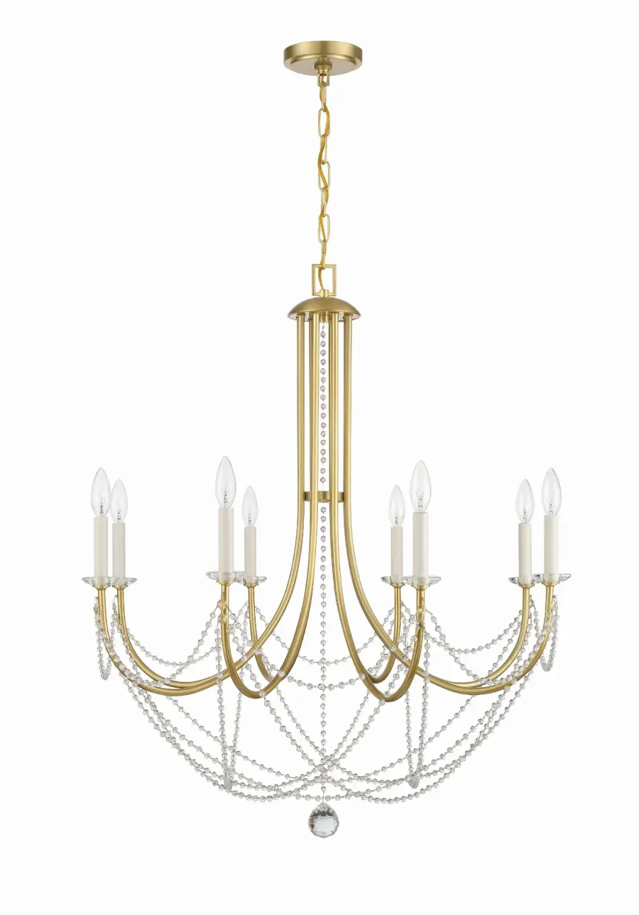 Delilah 31.5" Crystal Chandelier - Image 4