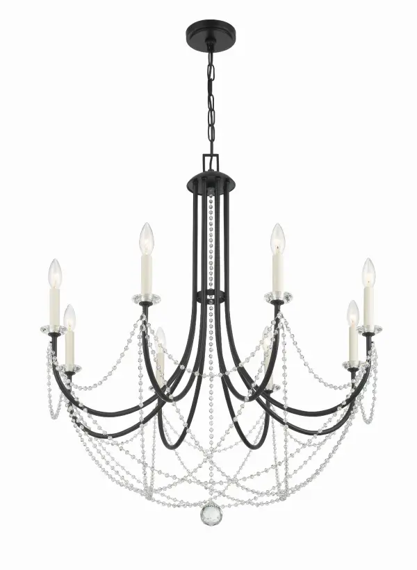 Delilah 31.5" Crystal Chandelier - Image 8