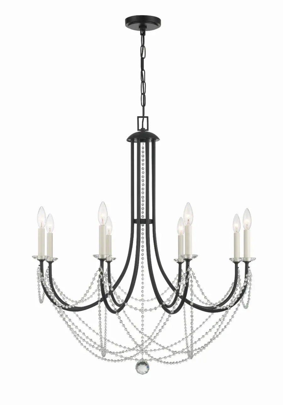 Delilah 31.5" Crystal Chandelier - Image 10