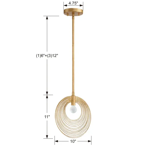 Doral 10" Pendant - Image 7