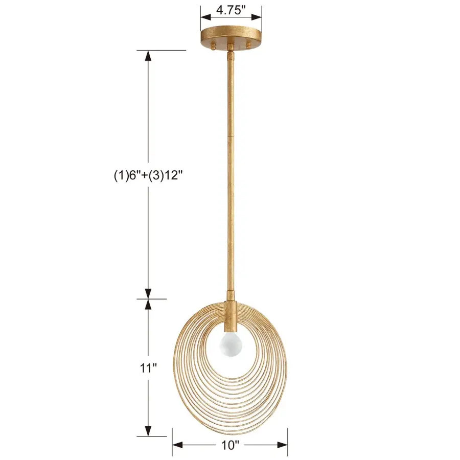 Doral 10" Pendant - Image 7