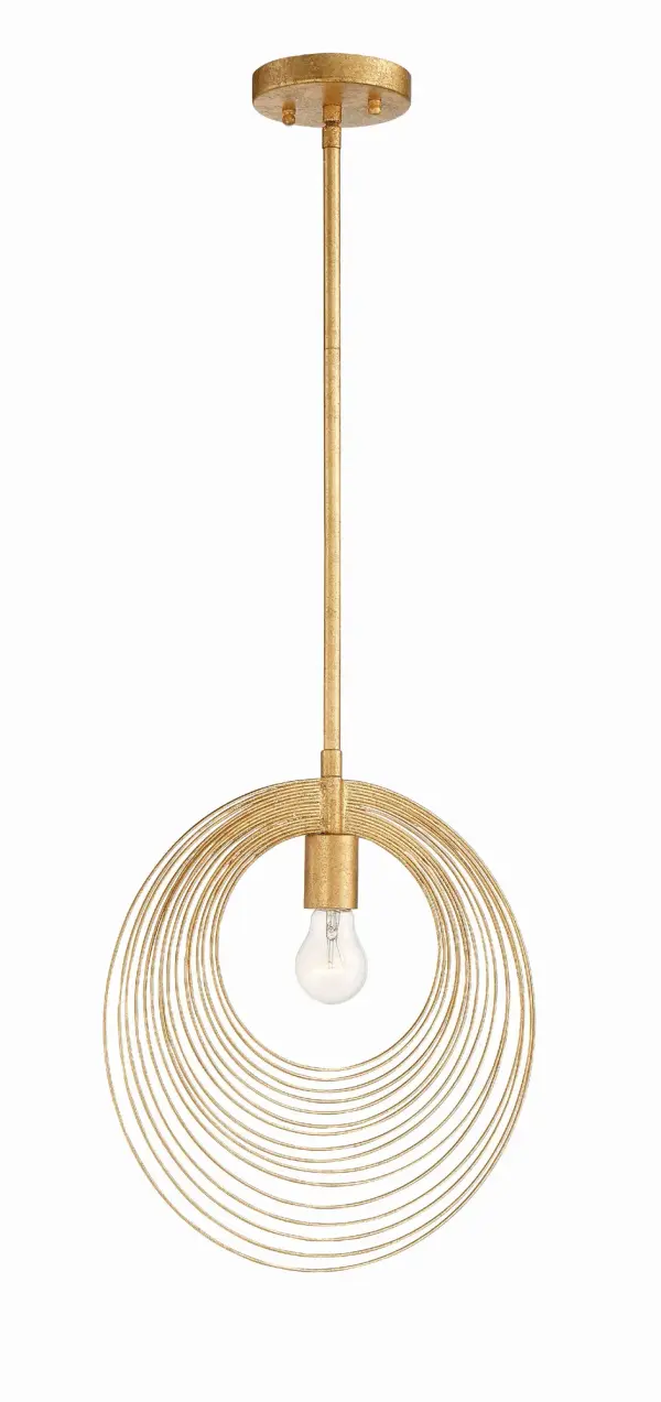 Doral 14" Pendant Light in Renaissance Gold - Image 1