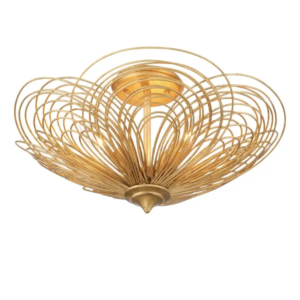 Doral 19" Semi Flush Mount in Renaissance Gold - Image 4