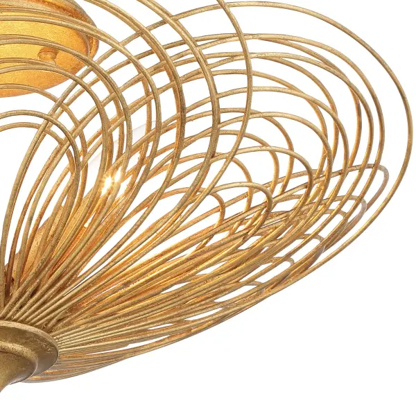 Doral 19" Semi Flush Mount in Renaissance Gold - Image 5