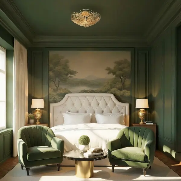 Doral 19" Semi Flush Mount in Renaissance Gold - Image 6