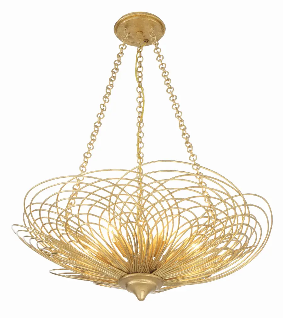 Doral 24" Chandelier in Renaissance Gold - Image 4