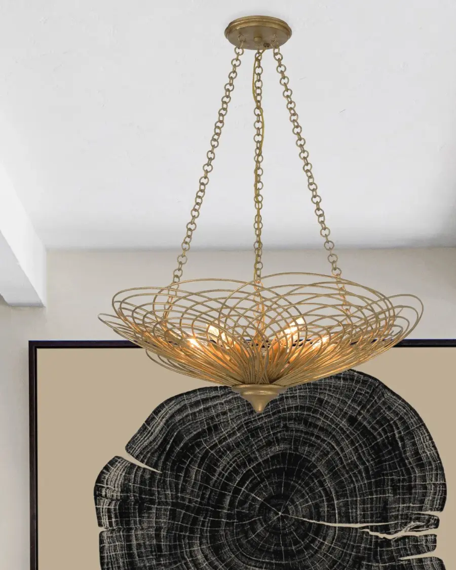 Doral 24" Chandelier in Renaissance Gold - Image 7