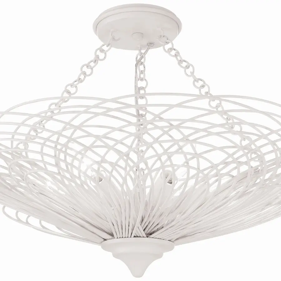 Doral 24" Semi Flush Mount in Renaissance Gold - Image 11