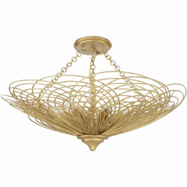 Doral 24" Semi Flush Mount in Renaissance Gold - Image 3