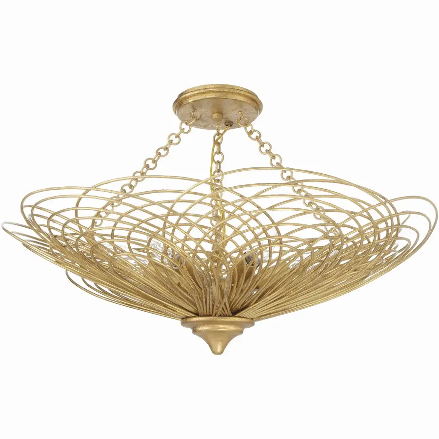 Doral 24" Semi Flush Mount in Renaissance Gold - Image 3