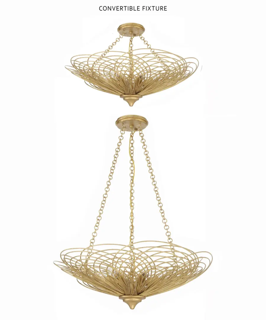 Doral 24" Semi Flush Mount in Renaissance Gold - Image 2