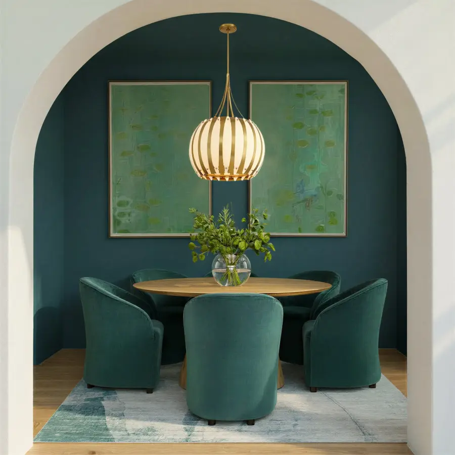 Daria 20.5" Chandelier in Luxe Gold - Image 7