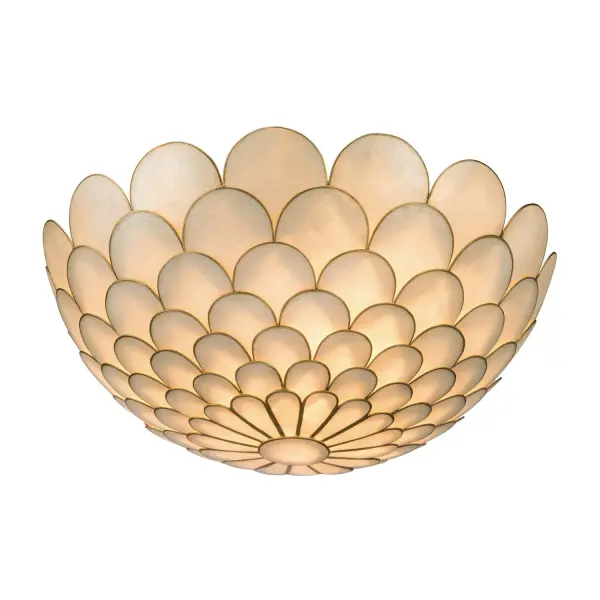 Darby 16" LED Semi Flush Mount in Soft Gold - Image 4