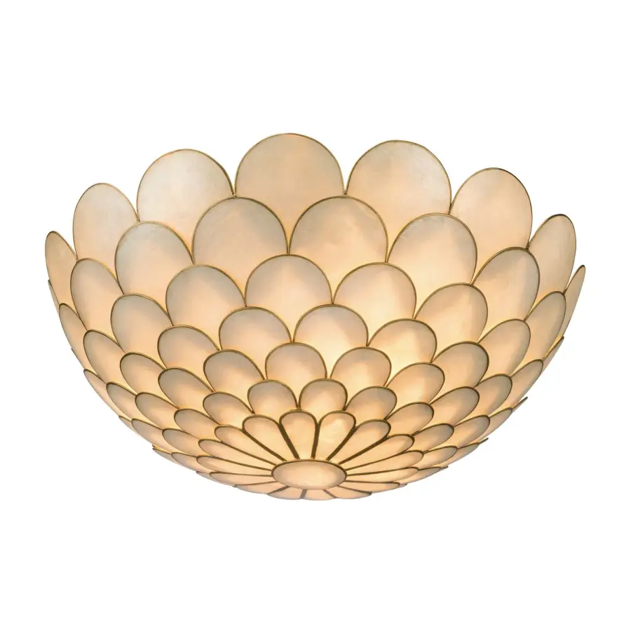 Darby 16" LED Semi Flush Mount in Soft Gold - Image 4