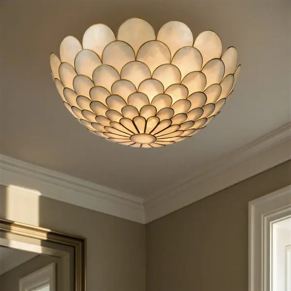 Darby 16" LED Semi Flush Mount in Soft Gold - Image 6